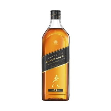 Johnnie Walker Black Label 12 Year Old Blended Scotch Whisky 1.75L - ForWhiskeyLovers.com
