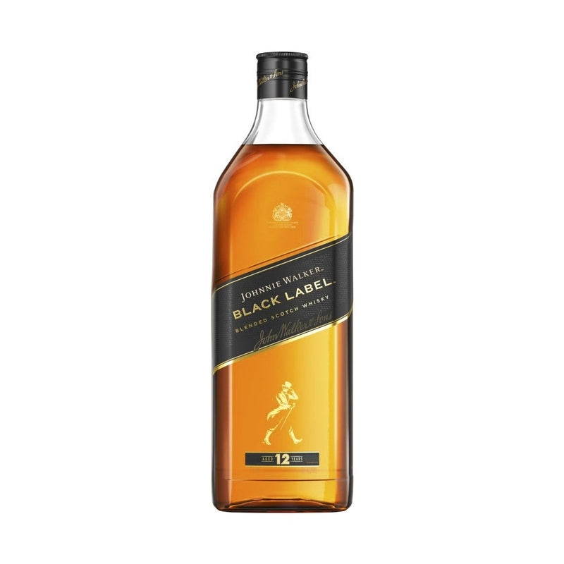 Johnnie Walker Black Label 12 Year Old Blended Scotch Whisky 1.75L - ForWhiskeyLovers.com