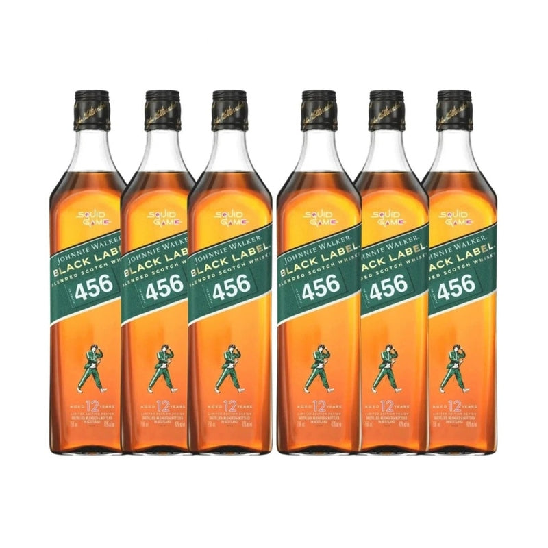 Johnnie Walker Black Label X Squid Games Edition - 6 Bottle Bundle - ForWhiskeyLovers.com