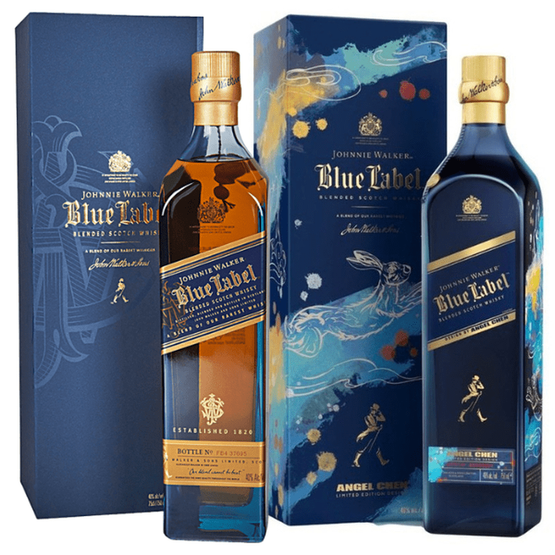 Johnnie Walker Blue Label Bundle with Year of the Rabbit - ForWhiskeyLovers.com