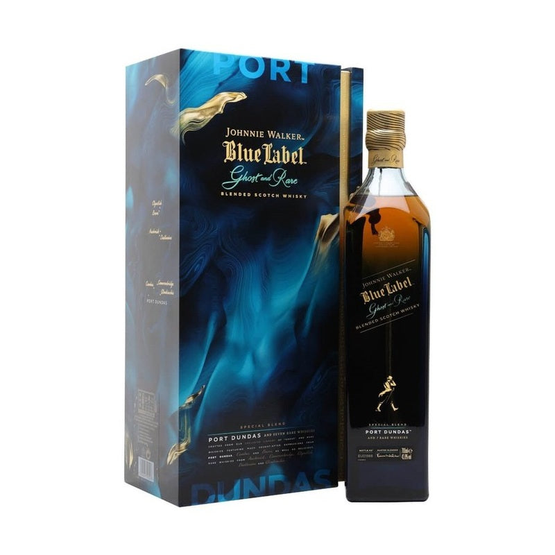 Johnnie Walker Blue Label Ghost & Rare Port Dundas Blended Scotch Whisky - ForWhiskeyLovers.com