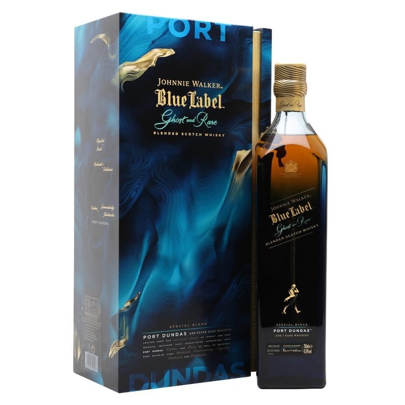 Johnnie Walker Blue Label Ghost & Rare Port Dundas Blended Scotch Whisky - ForWhiskeyLovers.com