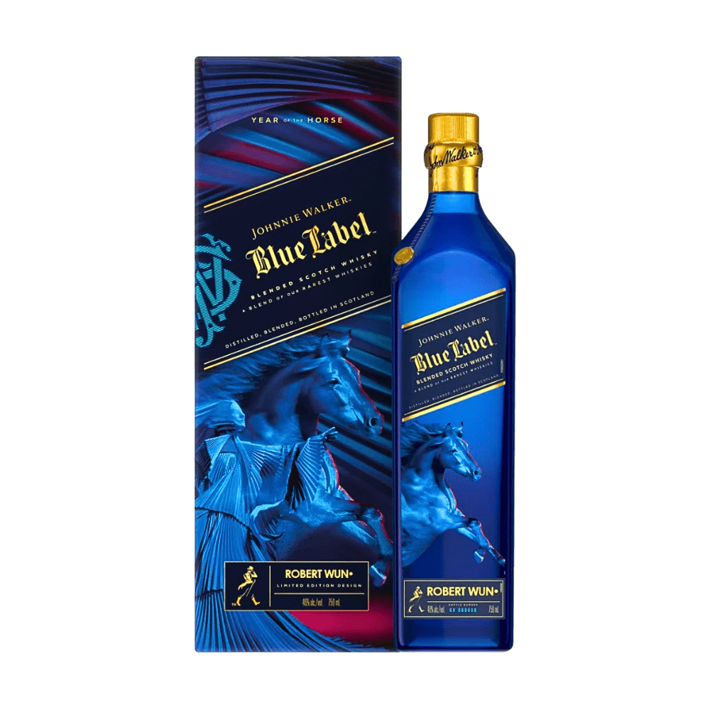 Johnnie Walker Blue Label 'Year Of The Horse' Blended Scotch Whisky Limited Edition Pre-Order - ForWhiskeyLovers.com