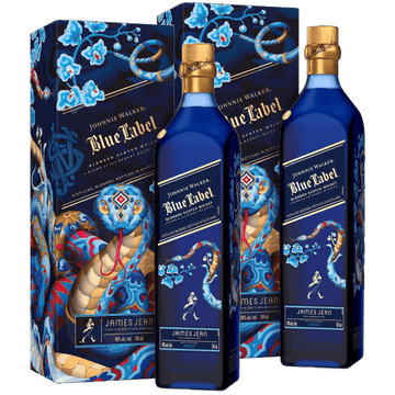 Johnnie Walker Blue Label 'Year Of The Snake' Blended Scotch Whisky Duo Pre-Order - ForWhiskeyLovers.com