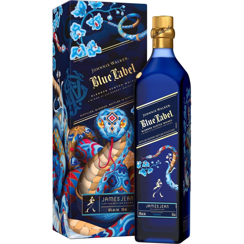 Johnnie Walker Blue Label 'Year Of The Snake' Blended Scotch Whisky - ForWhiskeyLovers.com