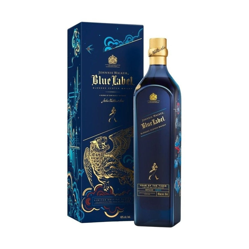Johnnie Walker Blue Label 'Year Of The Tiger' Blended Scotch Whisky Limited Edition - ForWhiskeyLovers.com