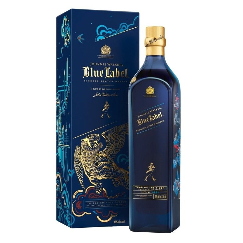 Johnnie Walker Blue Label 'Year Of The Tiger' Blended Scotch Whisky Limited Edition - ForWhiskeyLovers.com