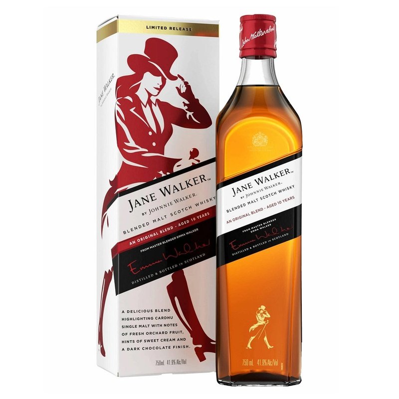 Johnnie Walker 'Jane Walker' 10 Year Old Blended Malt Scotch Whisky Limited Release - ForWhiskeyLovers.com