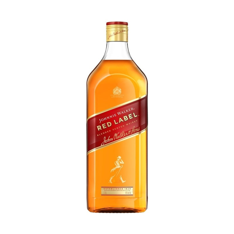 Johnnie Walker Red Label Blended Scotch Whisky Pinch Bottle 1.75L - ForWhiskeyLovers.com