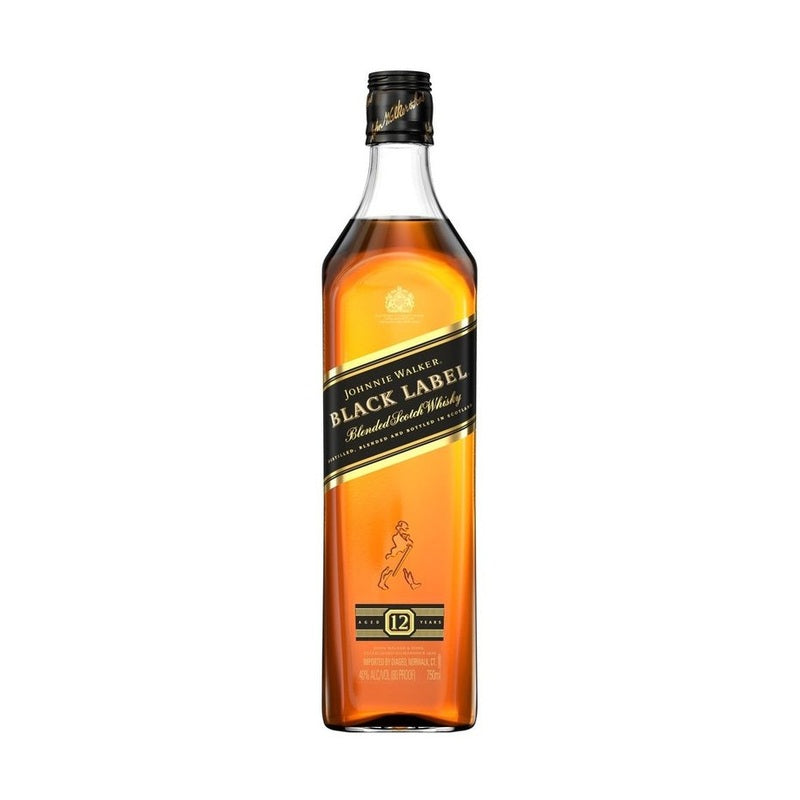 Johnnie Walker Scotch Black Label 12 Year 750ml - ForWhiskeyLovers.com