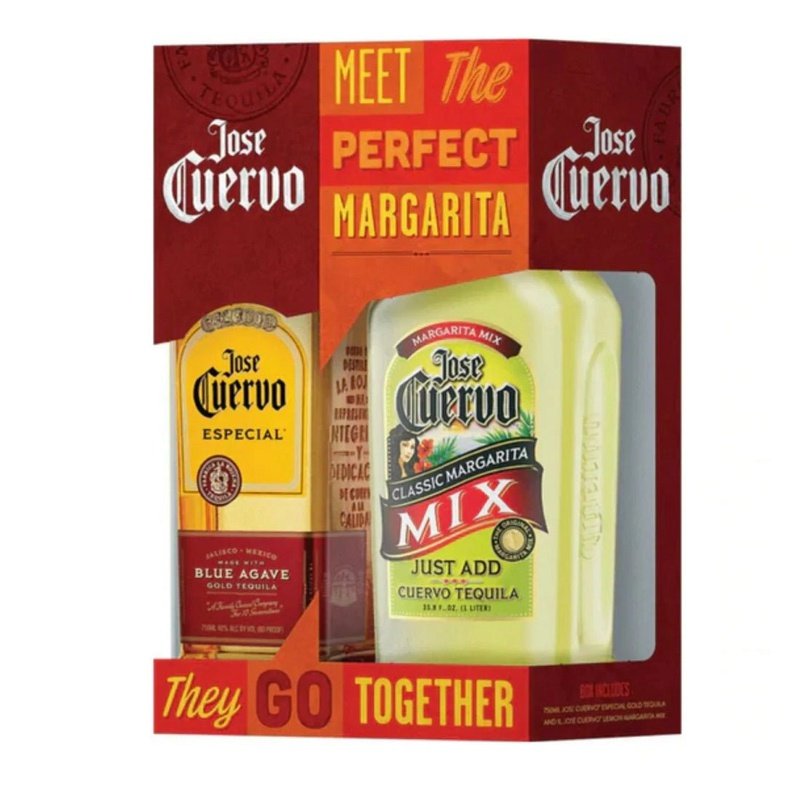 Jose Cuervo Especial Gold Tequila & Classic Margarita Mix Pack - ForWhiskeyLovers.com
