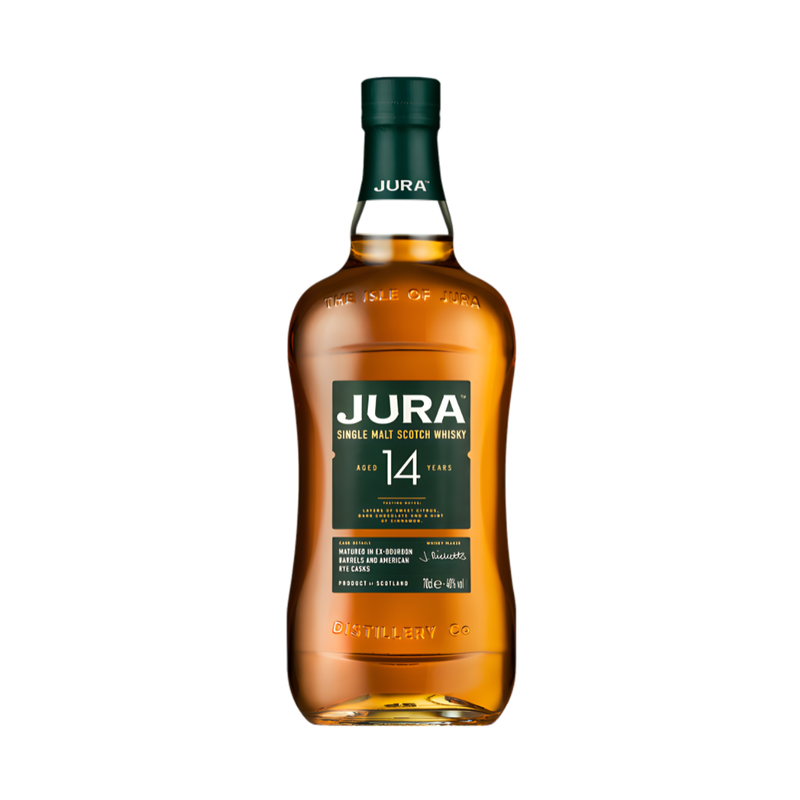 Jura 14 Year Single Malt Whisky - American Rye Cask - ForWhiskeyLovers.com