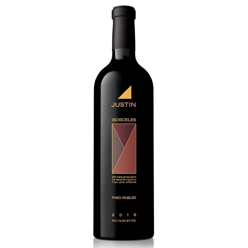 Justin Isosceles Paso Robles Red Wine 2018 - ForWhiskeyLovers.com