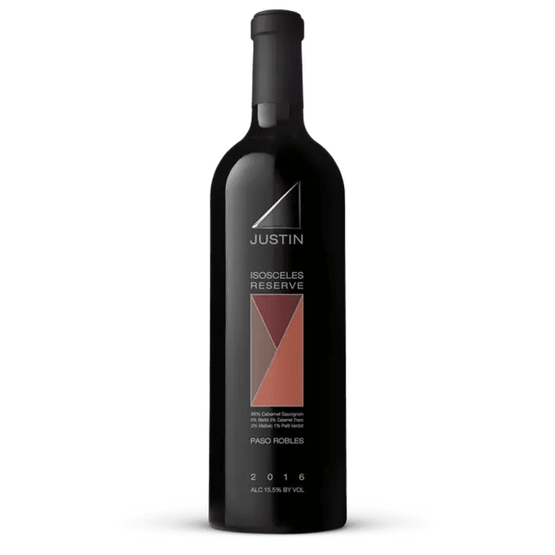 Justin Red Wine Isosceles Reserve Paso Robles 2016 - ForWhiskeyLovers.com