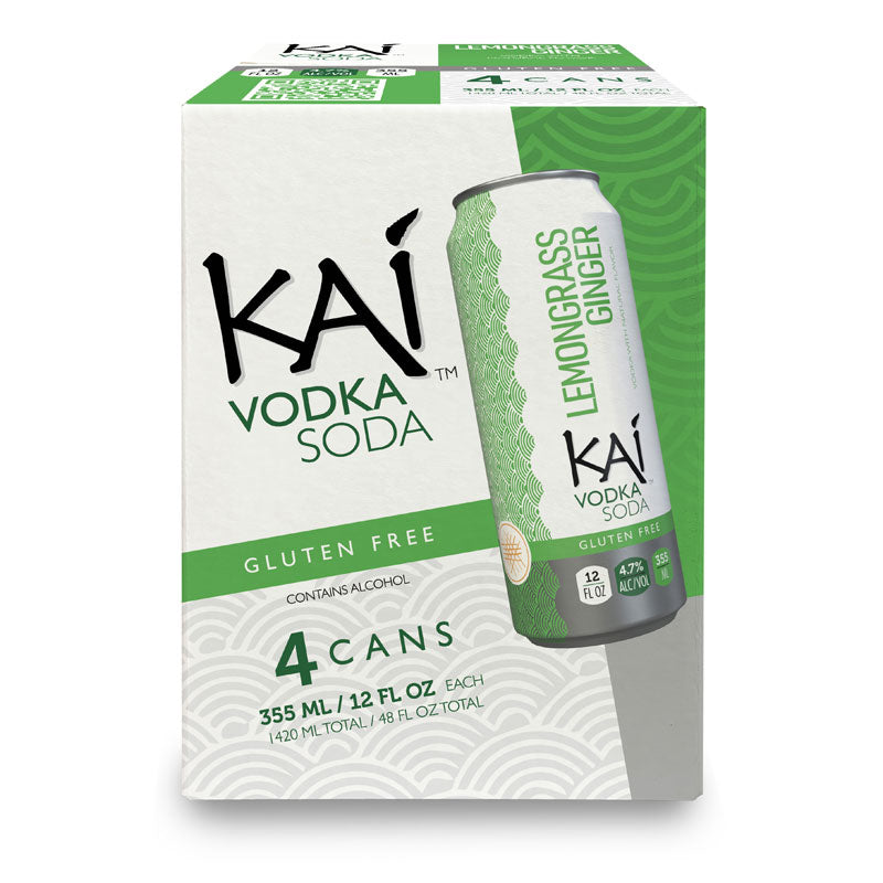 Kai Spirits Ginger Lemongrass Vodka Soda 4-Pack - LoveScotch.com
