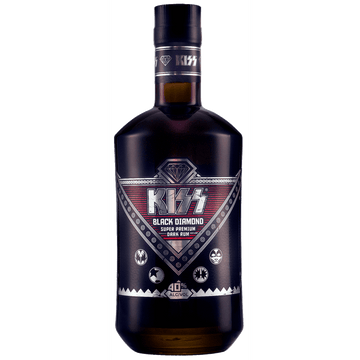 KISS Black Diamond Premium Dark Rum - ForWhiskeyLovers.com