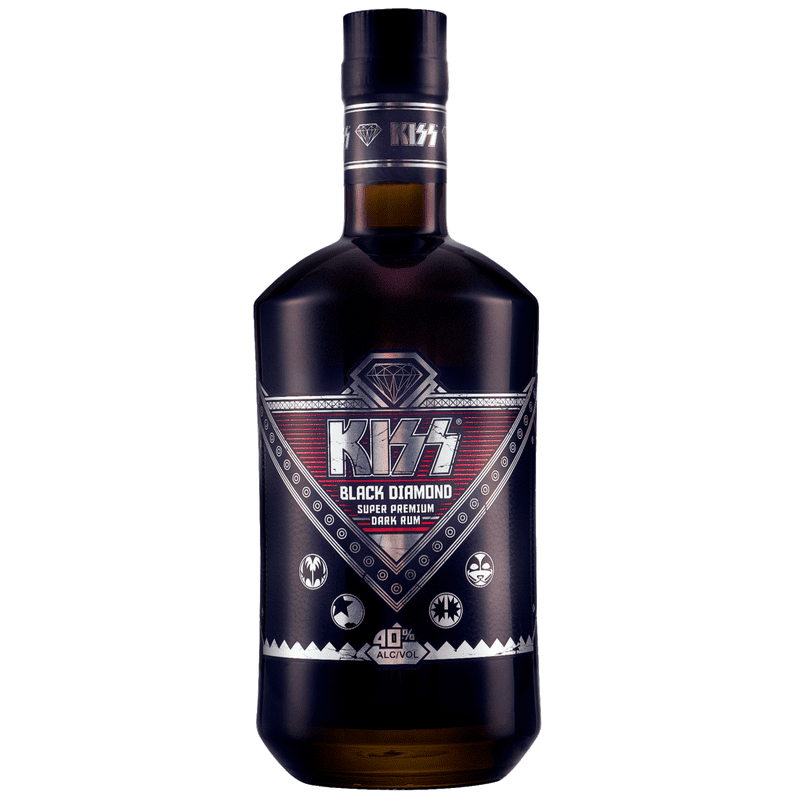 KISS Black Diamond Premium Dark Rum - ForWhiskeyLovers.com