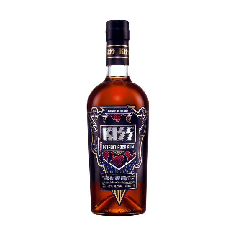 KISS Detroit Rock Dark Rum - ForWhiskeyLovers.com
