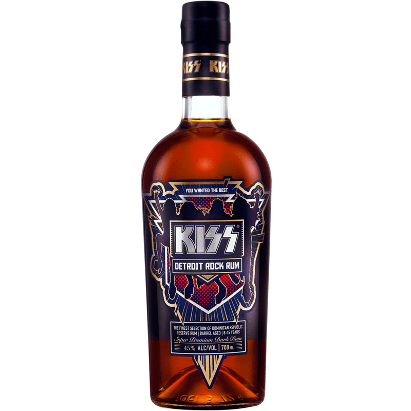 KISS Detroit Rock Dark Rum - ForWhiskeyLovers.com