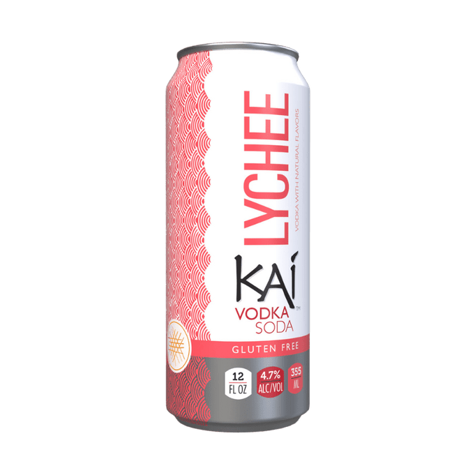 Kai Spirits Lychee Vodka Soda 4-Pack - ForWhiskeyLovers.com