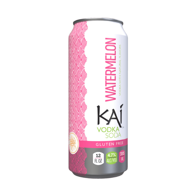 Kai Spirits Watermelon Vodka Soda 4-Pack - ForWhiskeyLovers.com