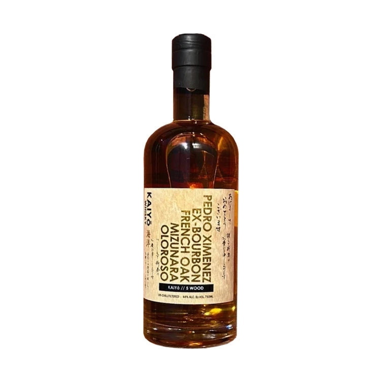 Kaiyo Five Wood Japanese Mizunara Oak Whisky 750mL - ForWhiskeyLovers.com