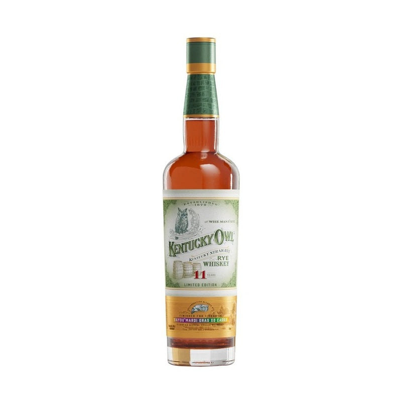 Kentucky Owl 11 Year Old Bayou Mardi Gras XO Casks Kentucky Straight Rye Whiskey - ForWhiskeyLovers.com