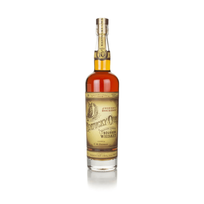 Kentucky Owl Straight Bourbon Whiskey Batch 10 - ForWhiskeyLovers.com