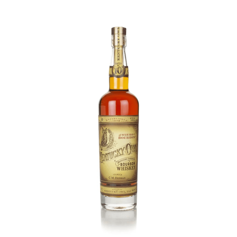 Kentucky Owl Straight Bourbon Whiskey Batch 10 - ForWhiskeyLovers.com