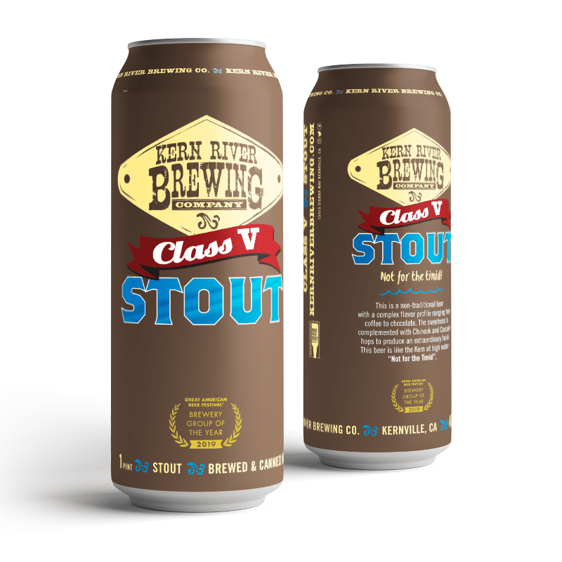 Kern River Brewing Co. Class V Stout Single Can - ForWhiskeyLovers.com