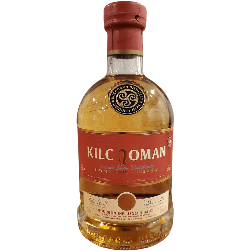 Kilchoman B.I.B. Bourbon Influenced Batch 9 Year Old Islay Single Malt Scotch Whisky - ForWhiskeyLovers.com
