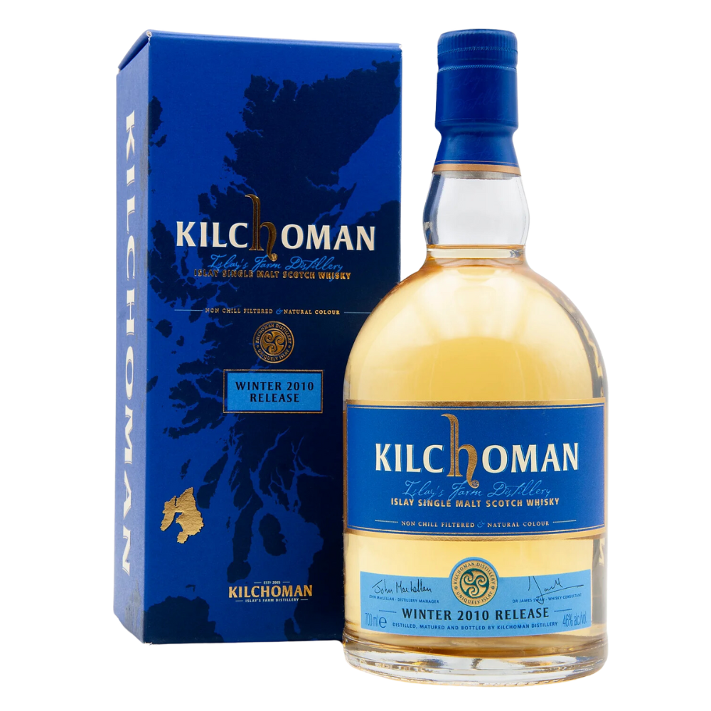 Kilchoman Non-Chill Filtered Islay Single Malt Whisky - Winter 2010 release 750mL - ForWhiskeyLovers.com