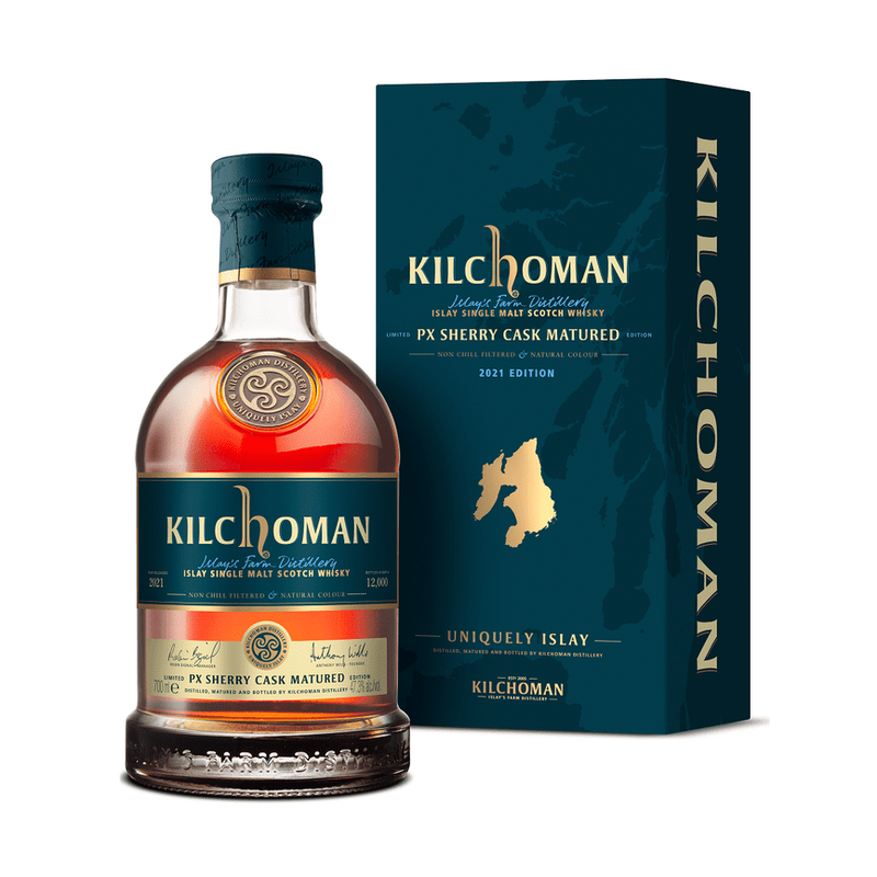 Kilchoman PX Sherry Cask Matured 2021 Edition Islay Single Malt Scotch Whisky - ForWhiskeyLovers.com
