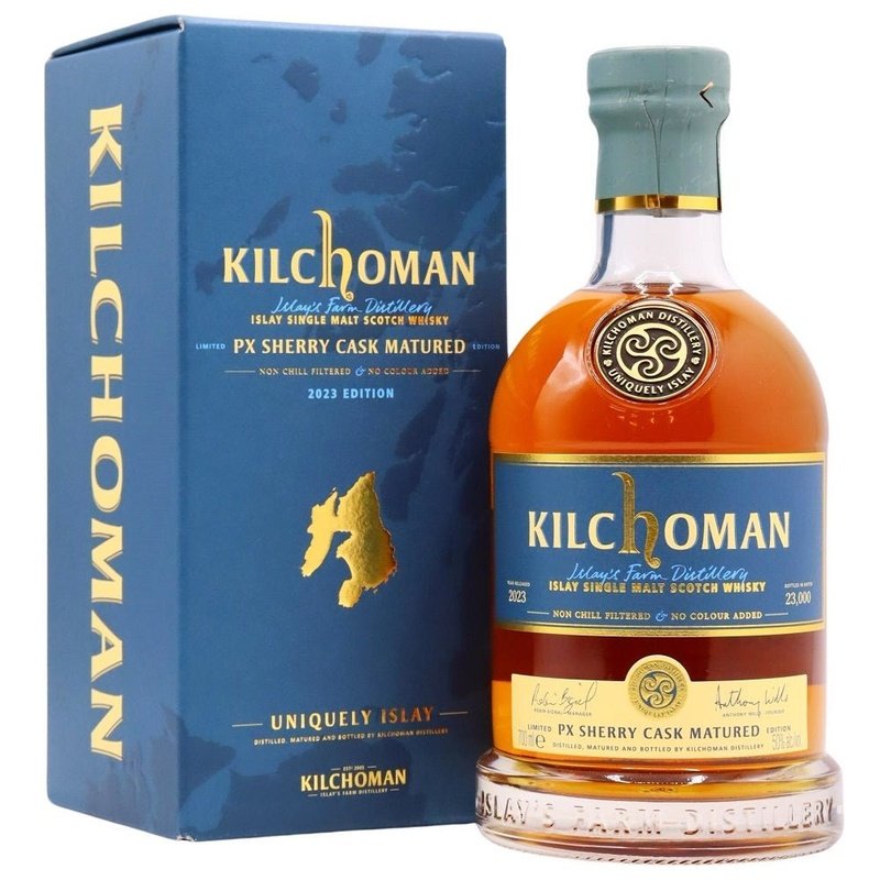 Kilchoman PX Sherry Cask Matured 2023 Edition Islay Single Malt Scotch Whisky - ForWhiskeyLovers.com