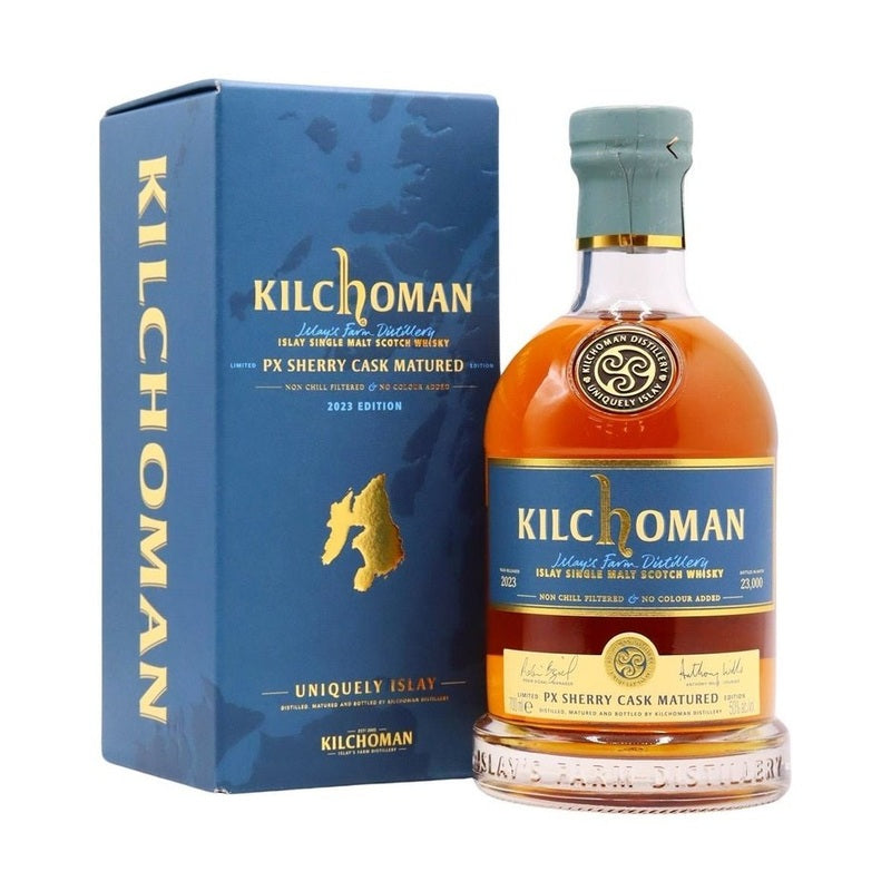 Kilchoman PX Sherry Cask Matured 2023 Edition Islay Single Malt Scotch Whisky - ForWhiskeyLovers.com