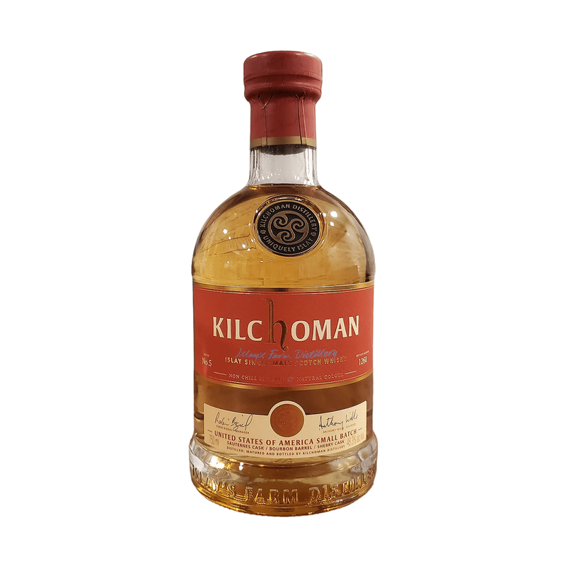 Kilchoman USA Small Batch Release No.5 Islay Single Malt Scotch Whisky - ForWhiskeyLovers.com