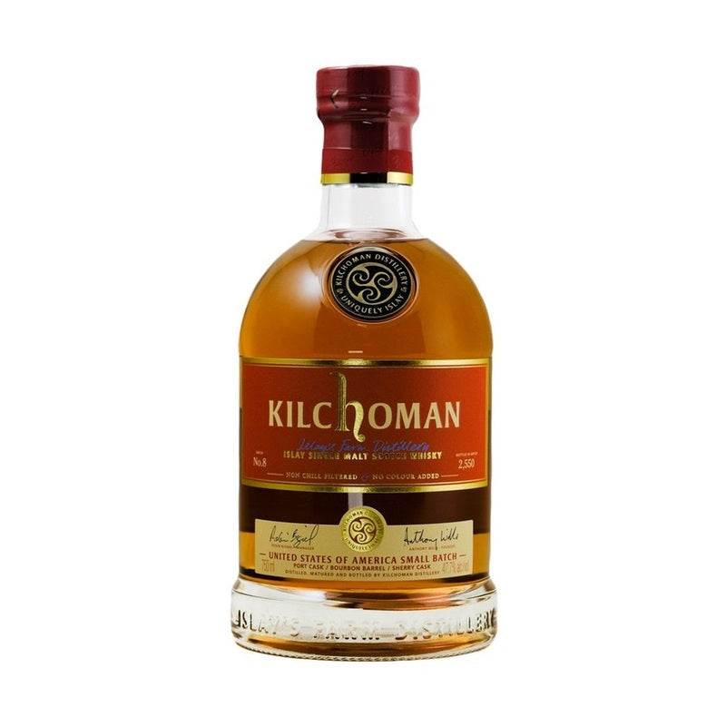 Kilchoman USA Small Batch Release No.8 Islay Single Malt Scotch Whisky - ForWhiskeyLovers.com