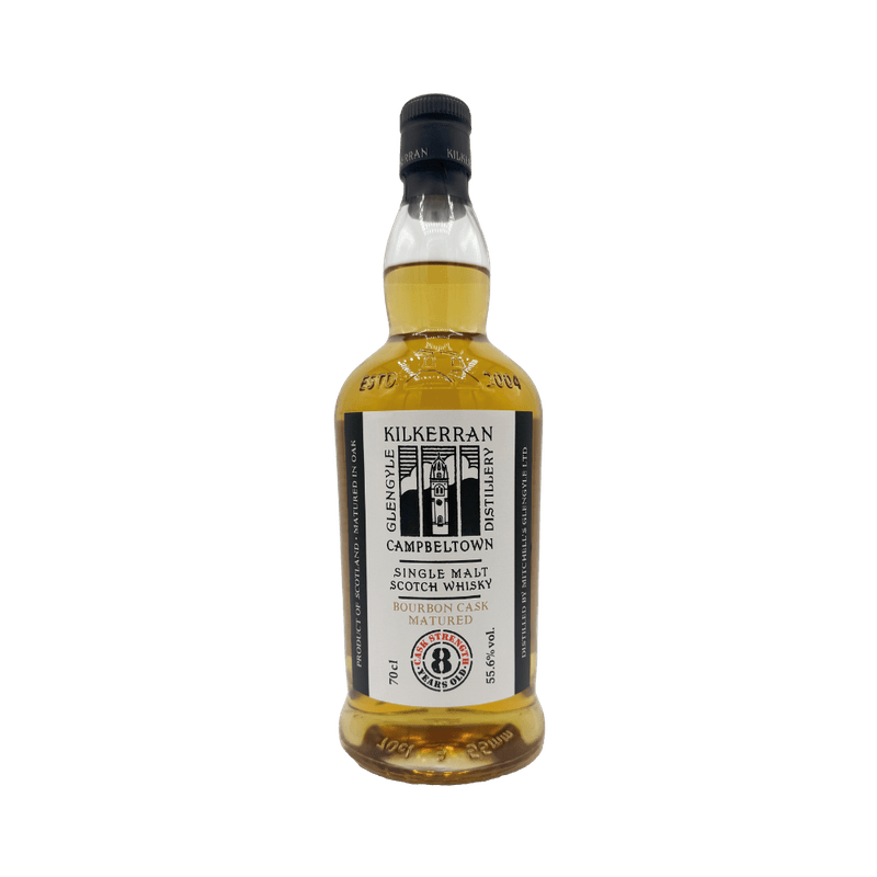 Kilkerran 8 Year Ex-Bourbon Cask Strength Single Malt Scotch Whisky - ForWhiskeyLovers.com