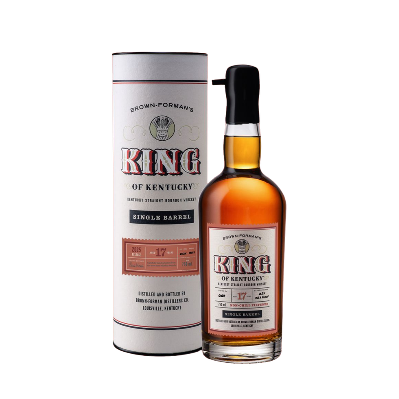 King of Kentucky Single Barrel Straight Bourbon Whiskey 17yr 2025 Edition - ForWhiskeyLovers.com