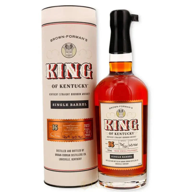 King of Kentucky Single Barrel Straight Bourbon Whiskey 16yr 2023 Edition - ForWhiskeyLovers.com