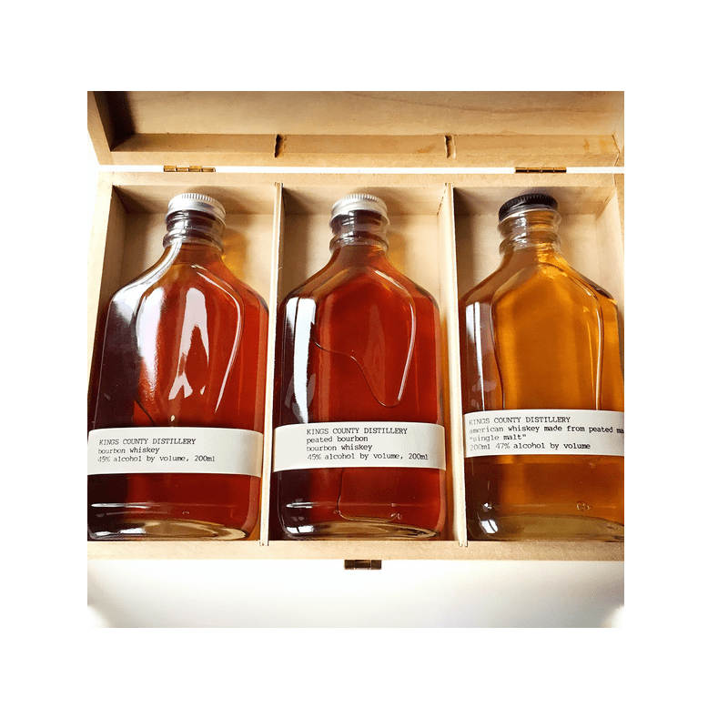 Kings County Distillery Aged Whiskey 3-Pack Gift Set - ForWhiskeyLovers.com