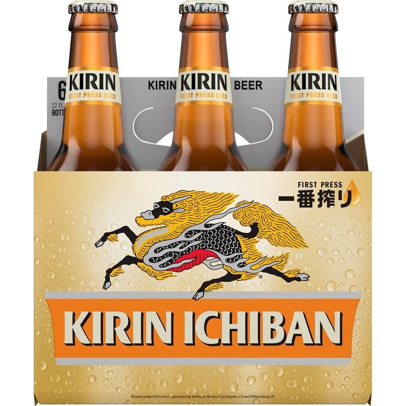 Kirin Ichiban 6-Pack Bottles - ForWhiskeyLovers.com