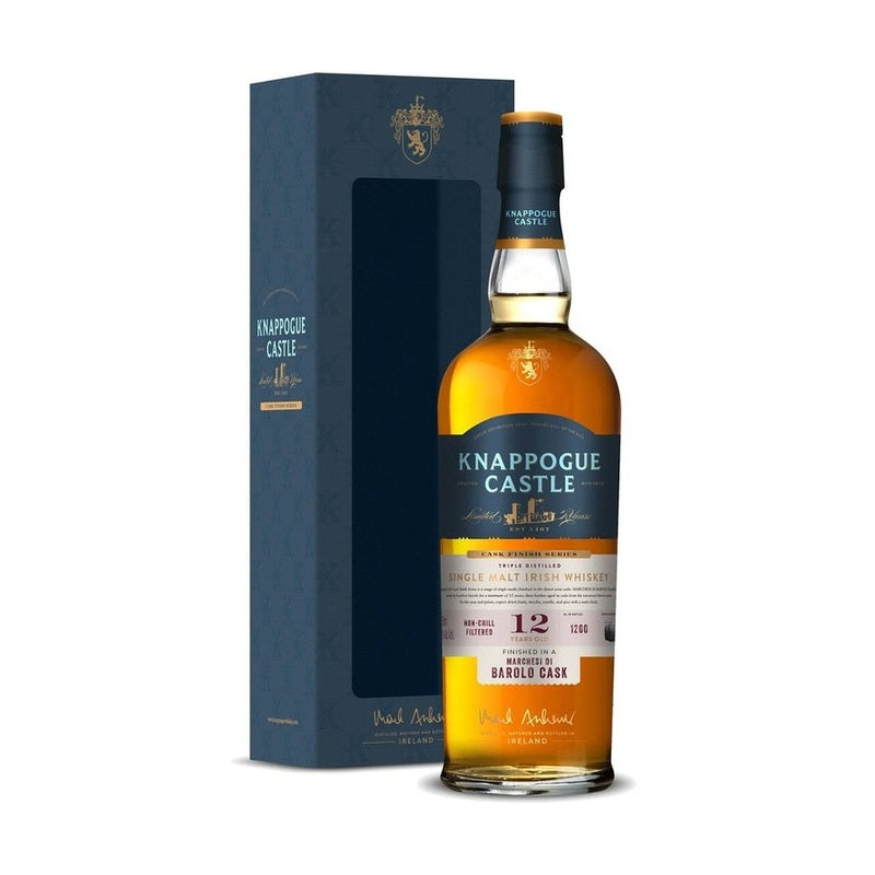 Knappogue Castle 12 Year Old Marchesi Di Barolo Cask Finish Single Malt Irish Whiskey - ForWhiskeyLovers.com