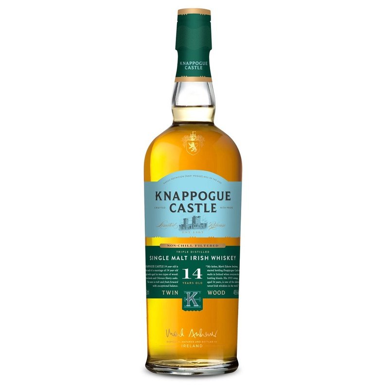 Knappogue Castle 14 Year Old Twin Wood Single Malt Irish Whiskey - ForWhiskeyLovers.com