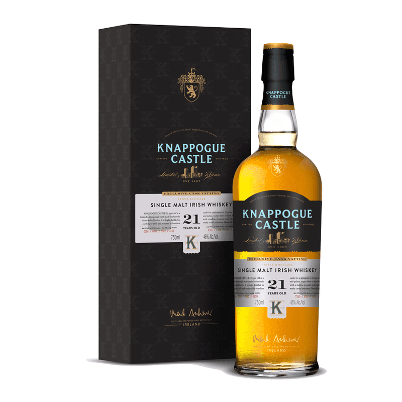 Knappogue Castle 21 YO Irish Single Malt Whiskey 750mL - ForWhiskeyLovers.com