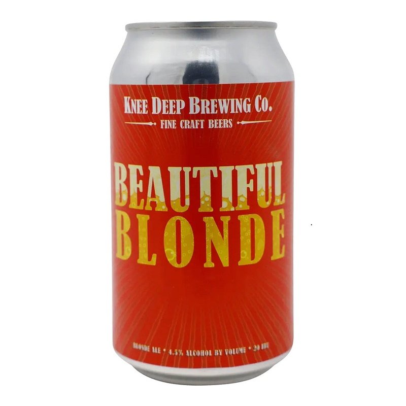 Knee Deep Brewing Co. 'Beautiful Blonde' Blonde Ale Beer 6-Pack - ForWhiskeyLovers.com