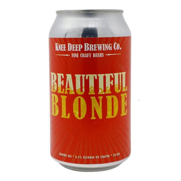 Knee Deep Brewing Co. 'Beautiful Blonde' Blonde Ale Beer 6-Pack - ForWhiskeyLovers.com