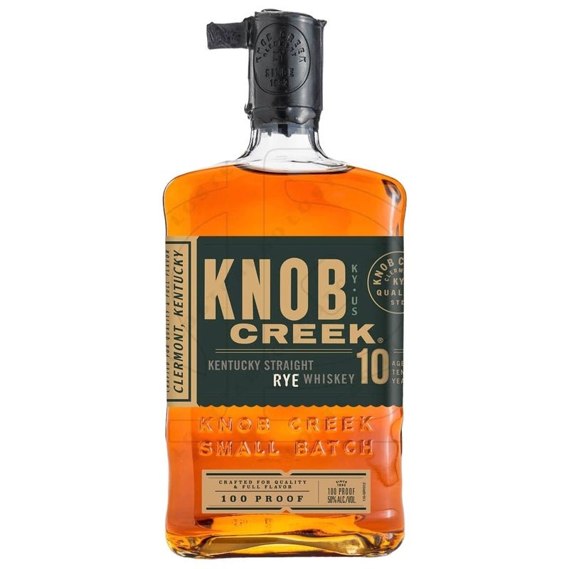 Knob Creek 10 Year Old Kentucky Straight Rye Whiskey - ForWhiskeyLovers.com