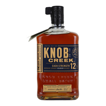 Knob Creek 12 Year Old Cask Strength Bourbon Whiskey 750ml - ForWhiskeyLovers.com