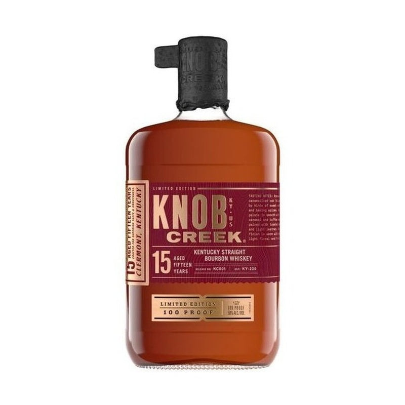 Knob Creek 15 Year Old Kentucky Straight Bourbon Whiskey Limited Edition - ForWhiskeyLovers.com